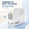 Size guide for the white Electric Bird Seed Separator: 20 x 7 x 16 cm (7.9 x 2.8 x 6.3 in).